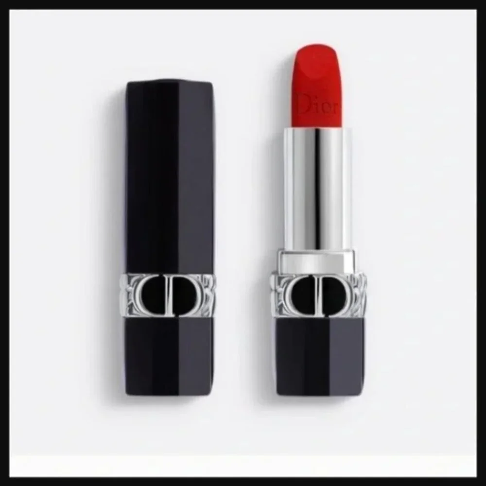 Dior Rouge 999 Matte Lipstick Red NEW